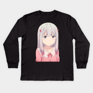 Sagiri Pout Kids Long Sleeve T-Shirt